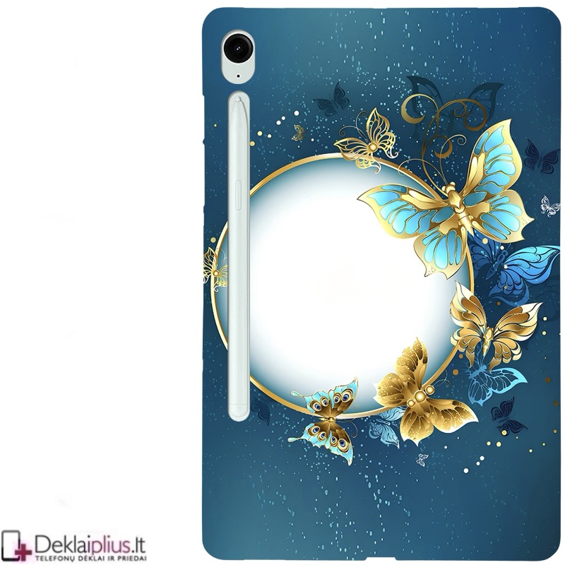 Plonas guminis dėklas - su piešiniu (Butterfly Circle) (Samsung Tab S9 (SM-X710-SM-X716/Tab S9 Fe (X510-X516B/Tab S10 Fe/Tab S10 Lite) Plonas guminis dėklas - su piešiniu (Butterfly Circle) (Samsung Tab S9 (SM-X710-SM-X716/Tab S9 Fe (X510-X516B/Tab S10 Fe/Tab S10 Lite)